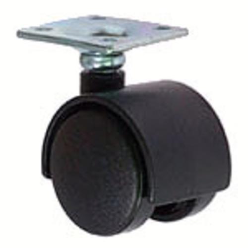 八幡ねじ（YAHATA）　双輪キャスター　T−20　黒 ハンズ