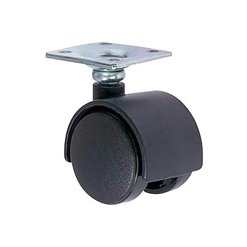 八幡ねじ（YAHATA）　双輪キャスター　プレートタイプ　径50mm ハンズ