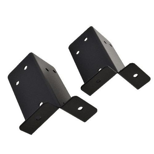八幡ねじ（YAHATA）　柱に棚をカンタンに。2×4　棚受け金具　金具2個セット　棚1枚用　ブラック...