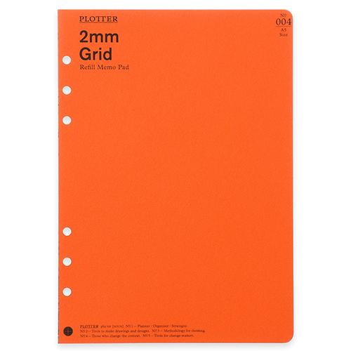 プロッター（PLOTTER）　リフィルメモパッド　2mm方眼　A5サイズ　577716418　80枚...