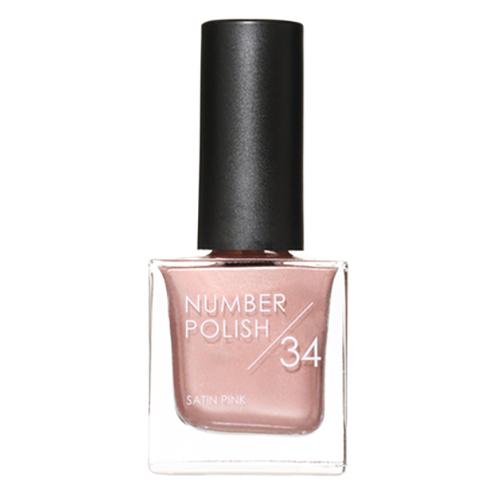 ナンバーポリッシュ（NUMBER　POLISH）　34　SATIN　PINK　8mL ハンズ