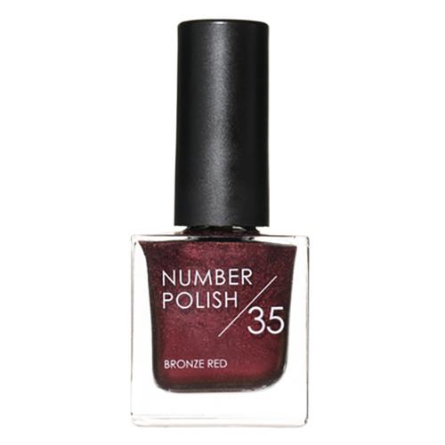ナンバーポリッシュ（NUMBER　POLISH）　35　BRONZE　RED　8mL ハンズ