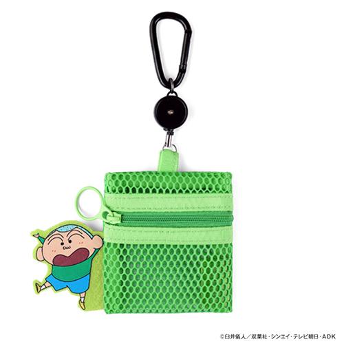 カルチュア・エンタテインメント　メッシュポーチ（リール付き）　クレヨンしんちゃん　マサオくん ハンズ
