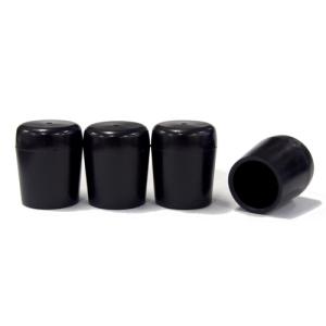 エラストマー脚キャップ　パイプ用　黒　18mm ハンズ
