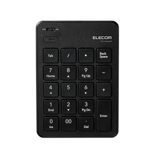 エレコム（ELECOM）　無線薄型テンキーパッド　TK-TDP019BK　ブラック│オフィス用品　そ...