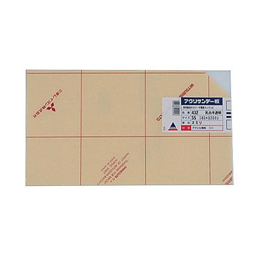 アクリサンデー　アクリサンデー板　半透明　SS（180×320）　厚2mm　432　乳白 ハンズ