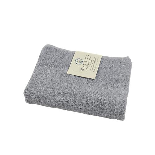 【お買い得】　おうちじかん　フェイスタオル　ブルーグレー ハンズ