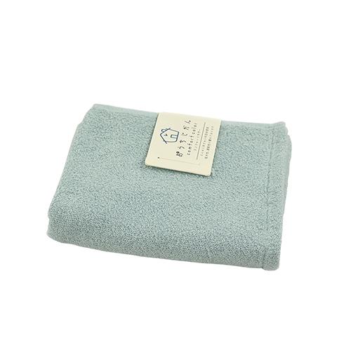 【お買い得】　おうちじかん　フェイスタオル　ミントブルー ハンズ