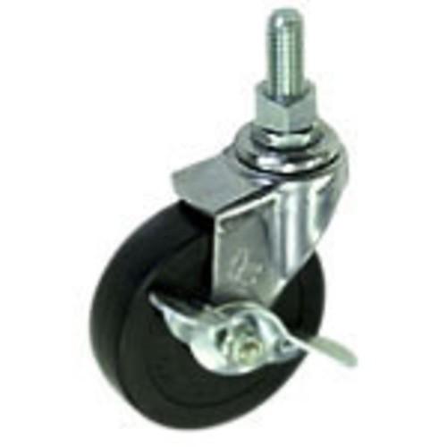 ハンマー　ねじ式自在キャスター　ゴム車　ストッパー付　415EA−R　50mm ハンズ