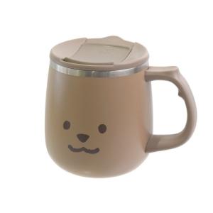 サブヒロモリ　ムームー　ステンレスサーモマグカップ　400mL　SHI3513−27　ちょこくま　ブラウン ハンズ｜hands-net