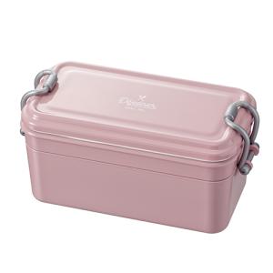 ハンズオリジナル　デジュネ　ランチボックス　抗菌仕様　2段　ピンク ハンズ｜ハンズYahoo!ショッピング店
