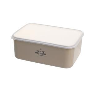 サブヒロモリ　ユニモア　抗菌フードコンテナスクエア　L　870mL　PCA4070−00　ベージュ ハンズ｜hands-net