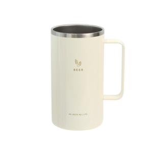 サブヒロモリ　ビア＆サワー　ステンレスサーモジョッキ　550mL　SHI4109−01　アイボリー ハンズ｜hands-net