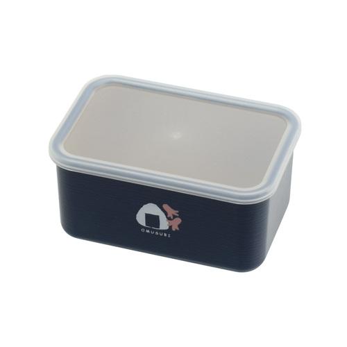 サブヒロモリ　きちじつ　木目フードコンテナ　230mL　ネイビー　おむすび ハンズ