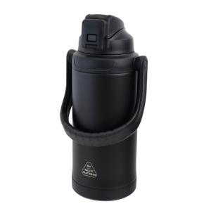 サブヒロモリ　マリット　ステンレスワンプッシュ直飲みボトル　2L　ブラック ハンズ｜hands-net