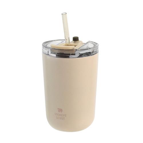 サブヒロモリ　ソクート　ステンレスストロータンブラー　380mL　ピンク ハンズ