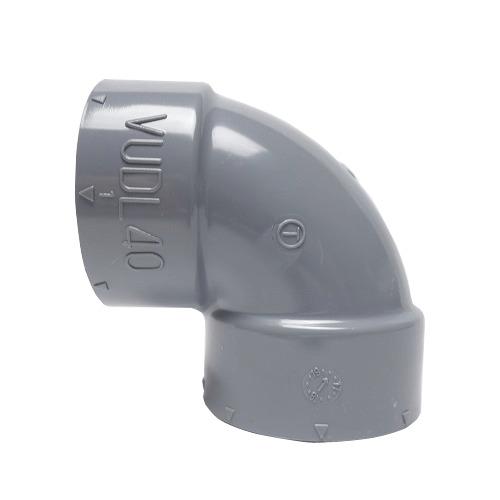 トーエー　VU.DL　エルボ　90°40mm ハンズ