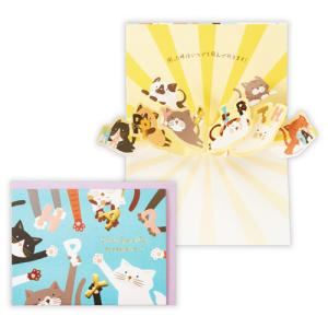 ホールマーク 立体カード 誕生お祝い ゆるアニマル ねこ 797409│カード ポストカード バースデー 誕生日カード 東急ハンズ