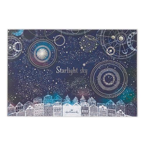 ホールマーク（Hallmark）　ハガキ箋　コンフィー＆ピース　806163　スターライトスカイ　8...