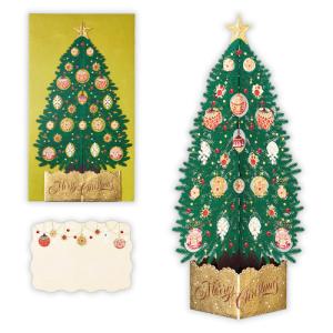 日本ホールマーク XマスG立体レーザーグリーン 809508│カード ポストカード クリスマスカード 東急ハンズ