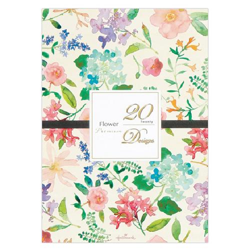 ホールマーク（Hallmark）　レターパッド　20デザインズ　818890　20Dフラワー2 ハン...