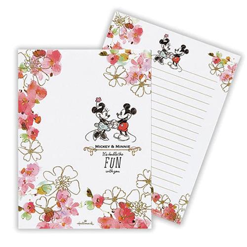 ホールマーク（Hallmark）　レターパッド　ディズニー　818906　ミッキー&amp;ミニー　仲良しな...
