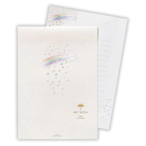 ホールマーク（Hallmark）　レターパッド　プレミアムレター　818920　MY　WISH　虹2...