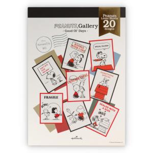ホールマーク（Hallmark）　レターパッド　スヌーピー　819019　20柄ピーナッツギャラリー ハンズ｜hands-net