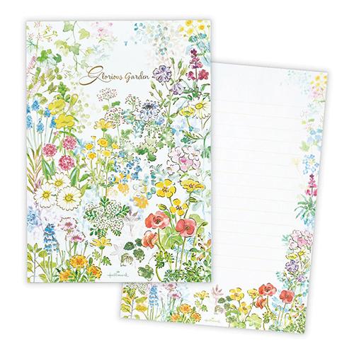 ホールマーク（Hallmark）　レターパッド　819064　グロリアスガーデン2 ハンズ
