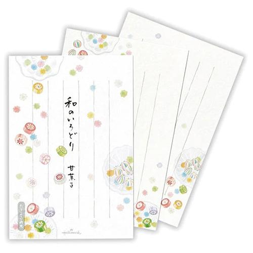 ホールマーク（Hallmark）　葉書箋　和のいろどり　819903　甘菓子2 ハンズ