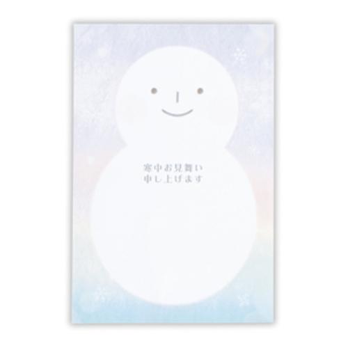 ホールマーク（Hallmark）　寒中見舞いはがき　スマイル雪だるまII　827212　6枚入り ハ...