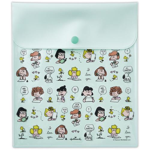 ホールマーク（Hallmark）　フラットポーチ　Life　with　Snoopy　and　Frie...