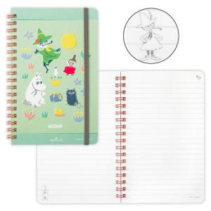 ホールマーク（Hallmark）　リングノート　ムーミン　843502　アドベンチャー　グリーン ハンズ｜hands-net