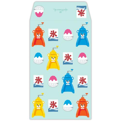 ホールマーク（Hallmark）　ポチ袋　タイガー氷削り器　きょろちゃん　848170　カラフル　3...