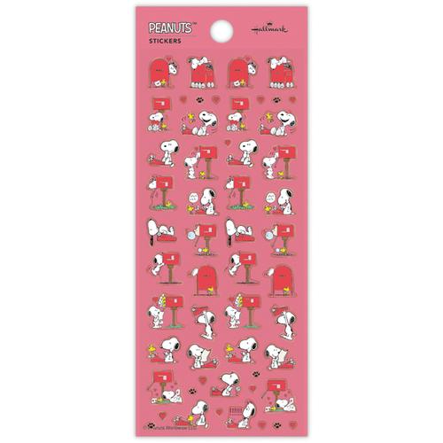 日本ホールマーク　フチドリシール　スヌーピー　てがみ ハンズ