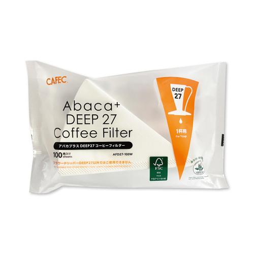 CAFEC　アバカプラス　DEEP27　1杯用フィルター　│コーヒー用品・茶器　コーヒードリッパー・...