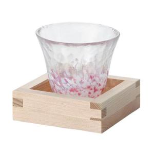 津軽びいどろ　sakura　こぼし酒盃　枡付　F−79444 ハンズ｜hands-net