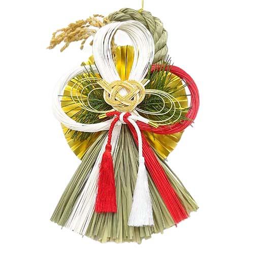 【正月用品】　国産稲穂飾り　越後稲わら飾り　明月　2409 ハンズ