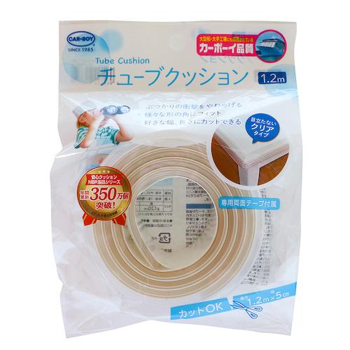 カーボーイ（CAR-BOY）　チューブクッション　クリア　1.2m ハンズ