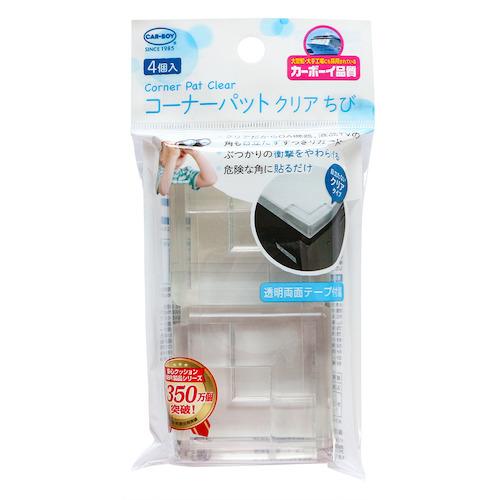 カーボーイ　コーナーパット　クリア　ちび　BS　4個入 ハンズ