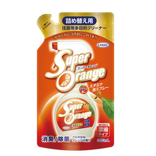 UYEKI　スーパーオレンジ消臭除菌（N）　詰替　360mL│掃除用洗剤　万能洗剤 ハンズ