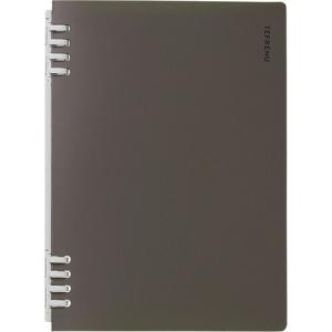 キングジム（KING　JIM）　リングノート　テフレーヌ　A5タテ型　CN9854TE　黒 ハンズ｜hands-net