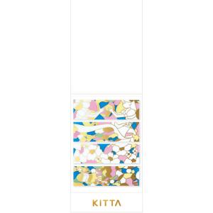 キングジム（KING　JIM）　キッタ　クリア（KITTA　Clear）　KITT020　ステンドグラス（ゴールド箔）│シール　マスキングテープ ハン｜hands-net