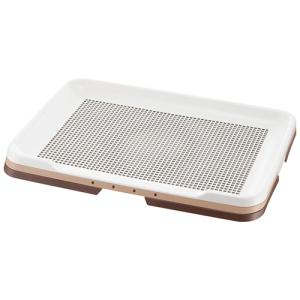リッチェル　お掃除簡単ステップトレー　ワイド　ダークブラウン ハンズ｜hands-net