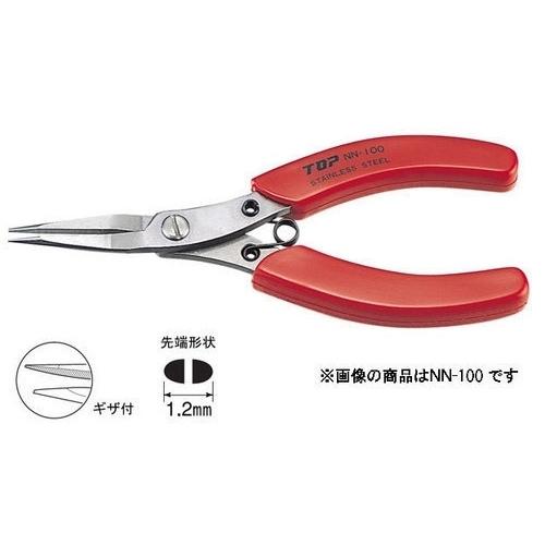 TOP　ニードルノーズプライヤ　NN-100N ハンズ