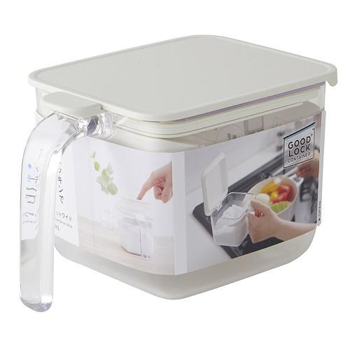 マーナ（marna）　調味料ポット　ワイド　K775　ホワイト ハンズ