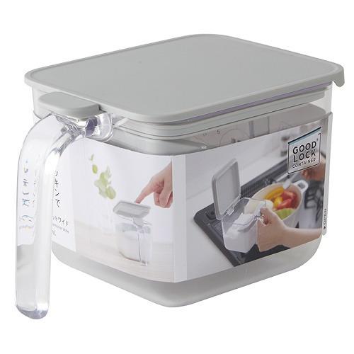 マーナ（marna）　調味料ポット　ワイド　K775　グレー ハンズ