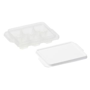 パール金属　冷た倶楽部　取り出しやすいアイストレー6個取り（蓋付き）2個組　D−6694 ハンズ｜hands-net