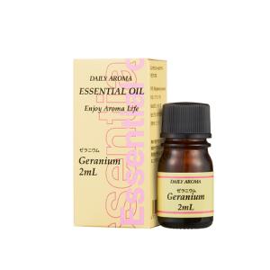 デイリーアロマ　エッセンシャルオイル　ミニ　ゼラニウム　2mL ハンズ｜hands-net