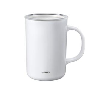 ハリオ（HARIO）　セラミックコーティング真空二重保温マグ　470mL　CMG-470-W　ホワイト ハンズ｜hands-net